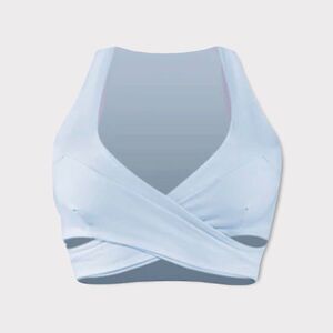 AciaBerry Twister Top Sports Yoga Light Blue Small NWT